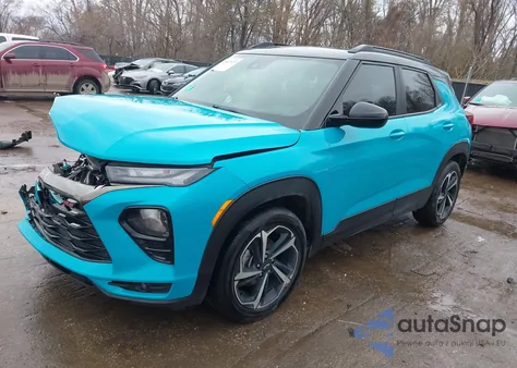 2021 Chevrolet Trailblazer Fwd Rs z USA, uszkodzony, nr VIN KL79MTSL6MB162128